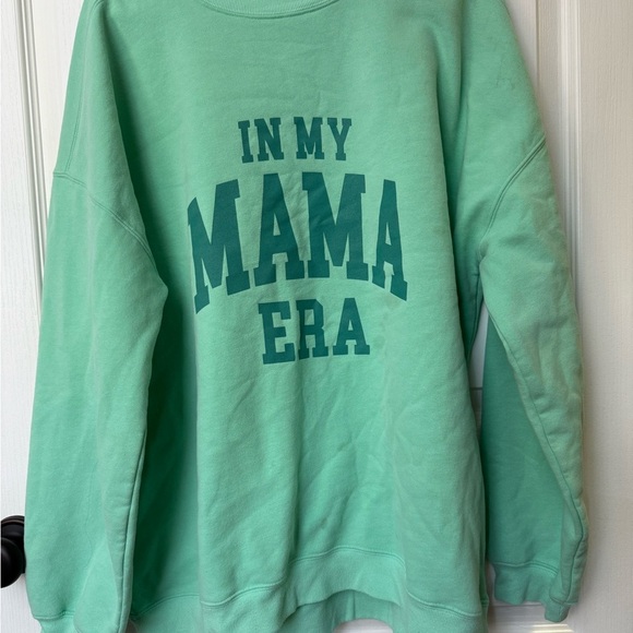 Pink Lily Mint Green Sweatshirt - Picture 4 of 6